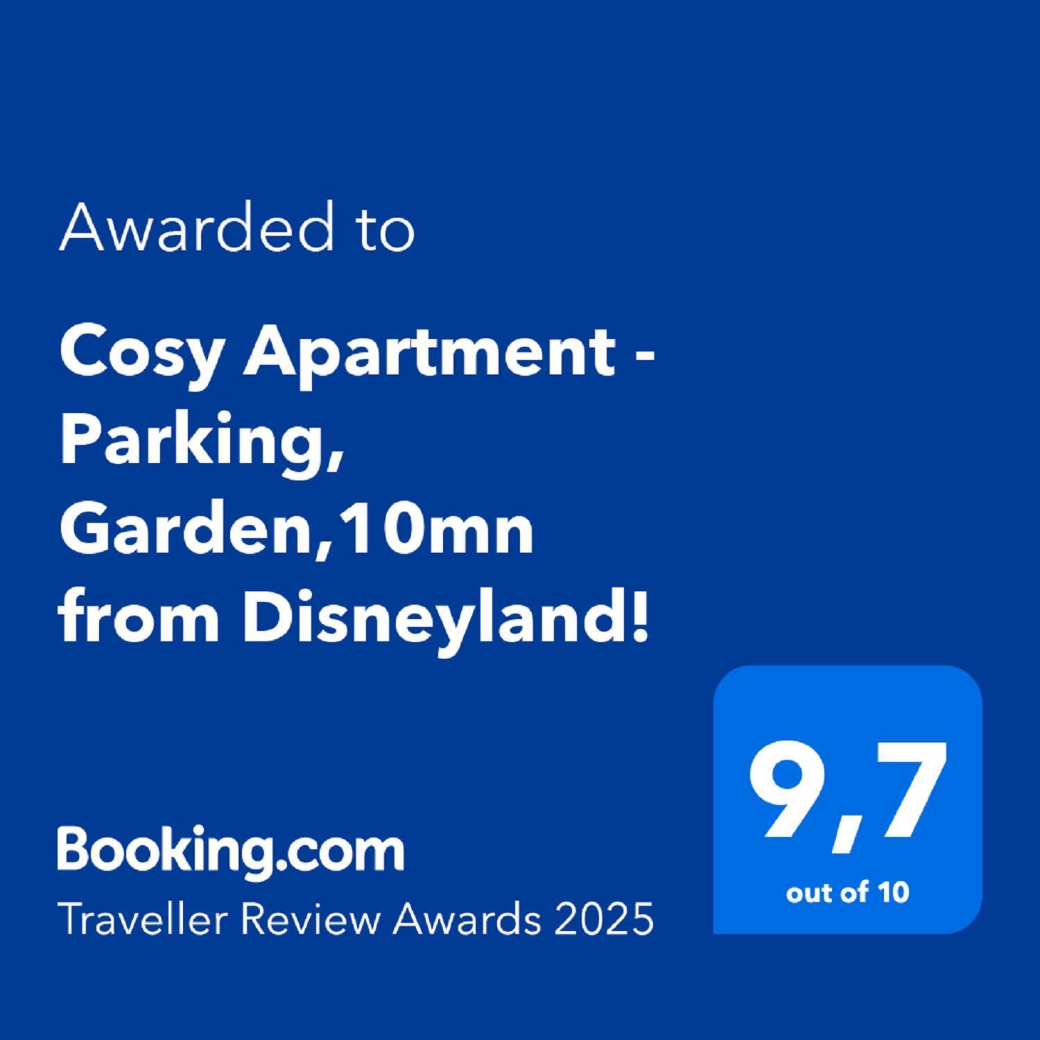 Cosy Apartment - Parking, Garden,10Mn From Disneyland! Montévrain Exterior photo